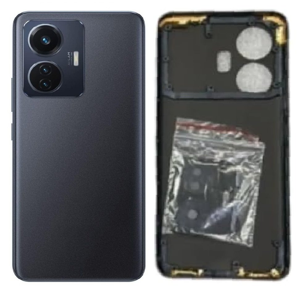 iQOO Z6 4G Full Body Housing Replacement Back Frame Middle Chassis with Side Keys – Black, White & Blue